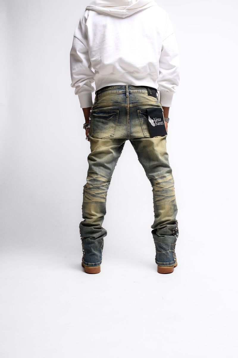 INNOVATOR Skinny Boot Cut TH-14-WASHED BLUE