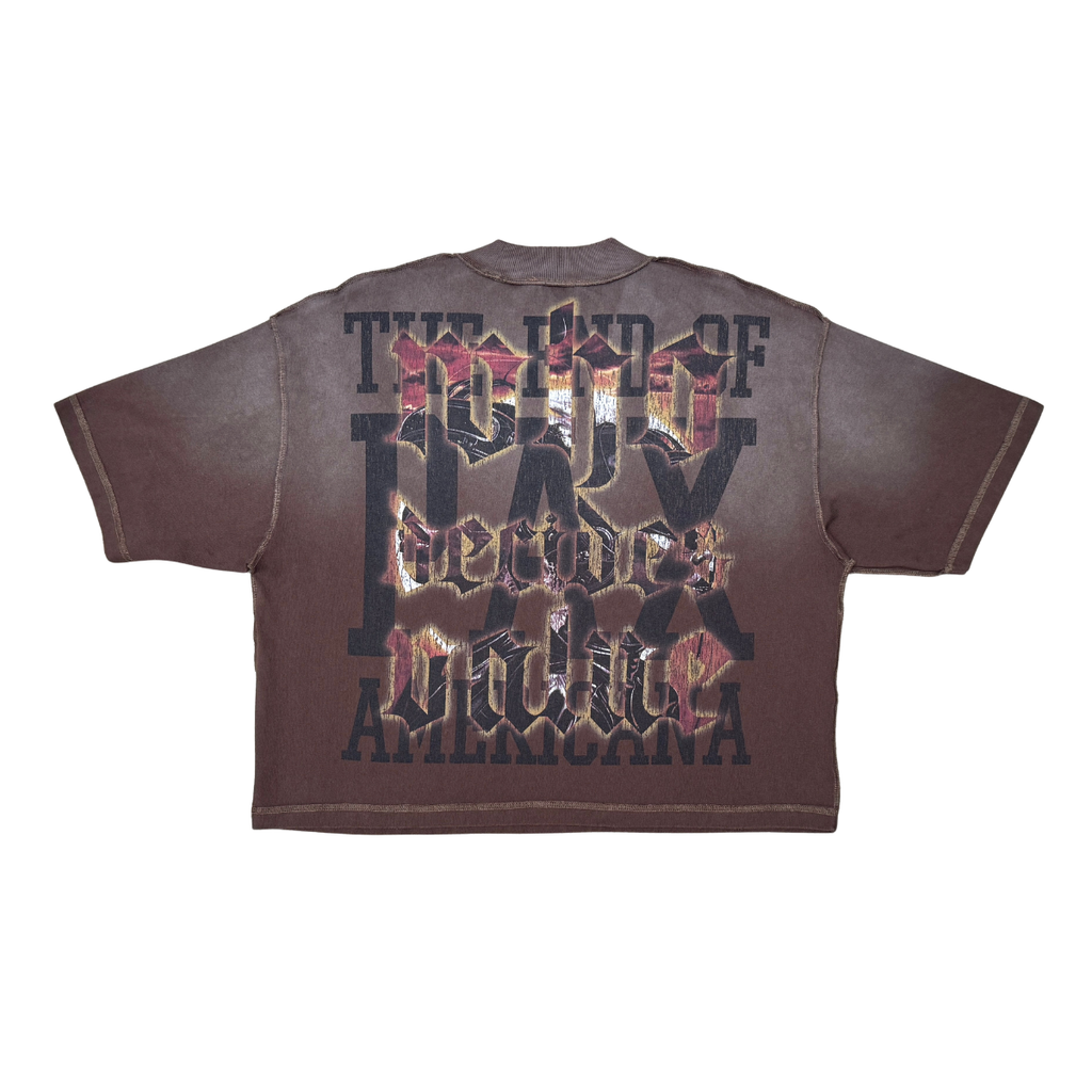 RARE PEACE Consequences AI Tee Dark Brown RT6008