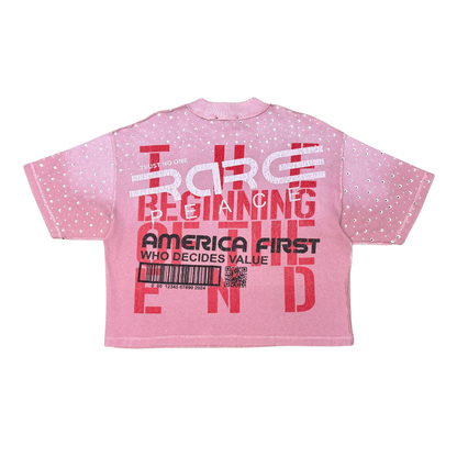 RARE PEACE Anime Tee Dust Pink RT6016