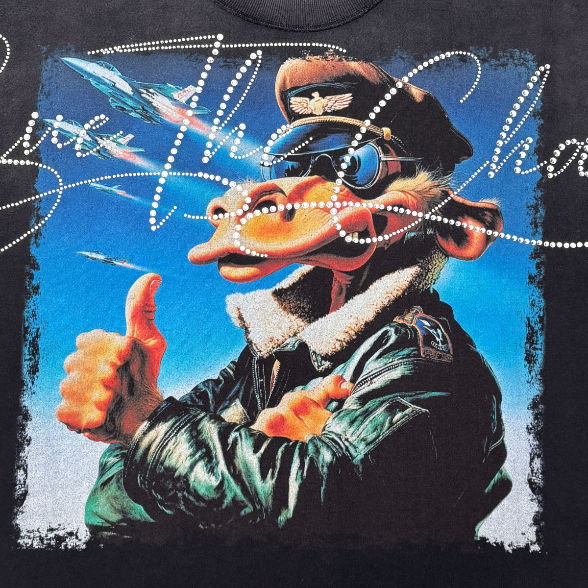 RARE PEACE Cue The Chaos Camel Tee Black RT6030
