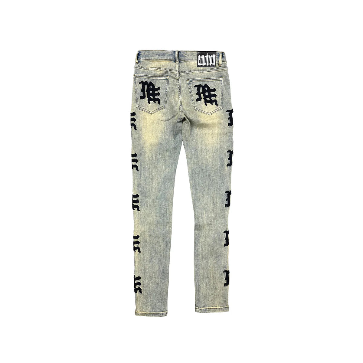 MIXED EMOTION Desert Monogram Denim