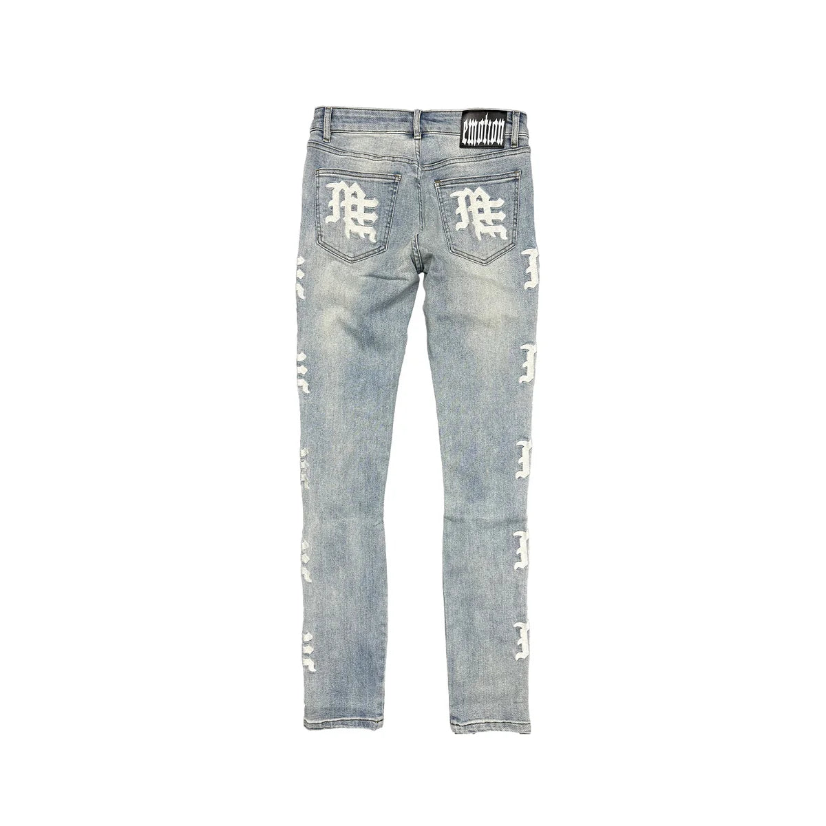 MIXED EMOTION Sea Monogram Denim