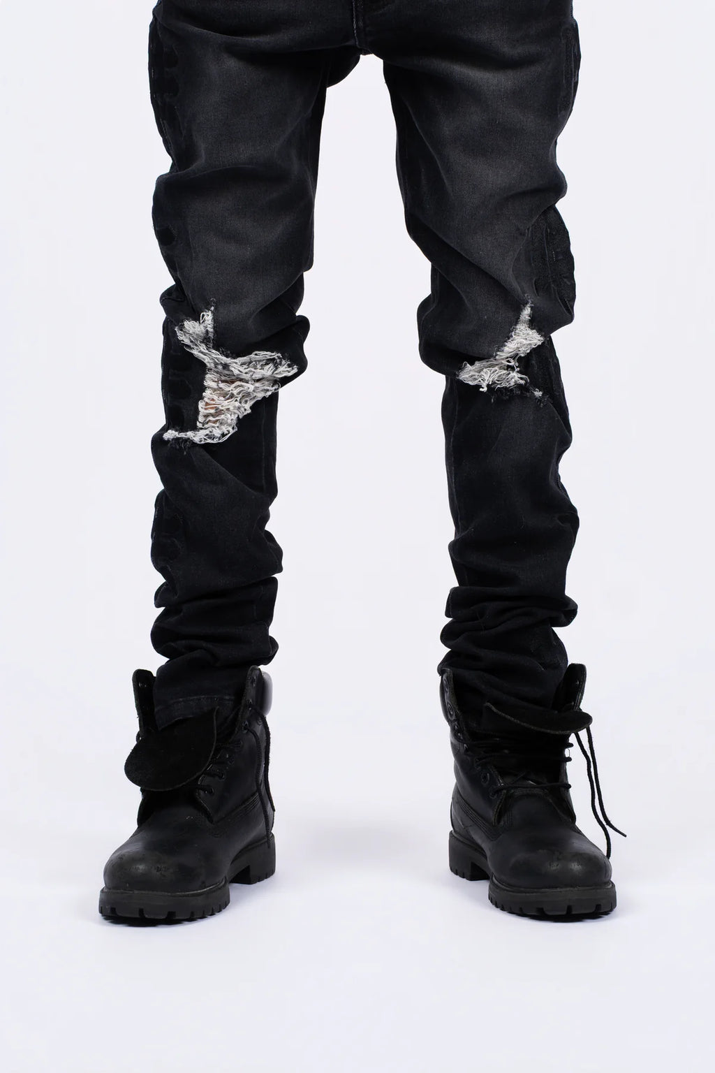 MIXED EMOTION Midnight Monogram Denim