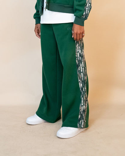 EPTM REAL CAMO STRIPED BAGGY PANTS (EP11664)-HUNTER GREEN