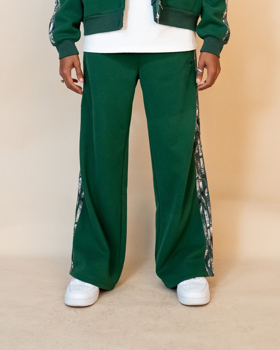 EPTM REAL CAMO STRIPED BAGGY PANTS (EP11664)-HUNTER GREEN