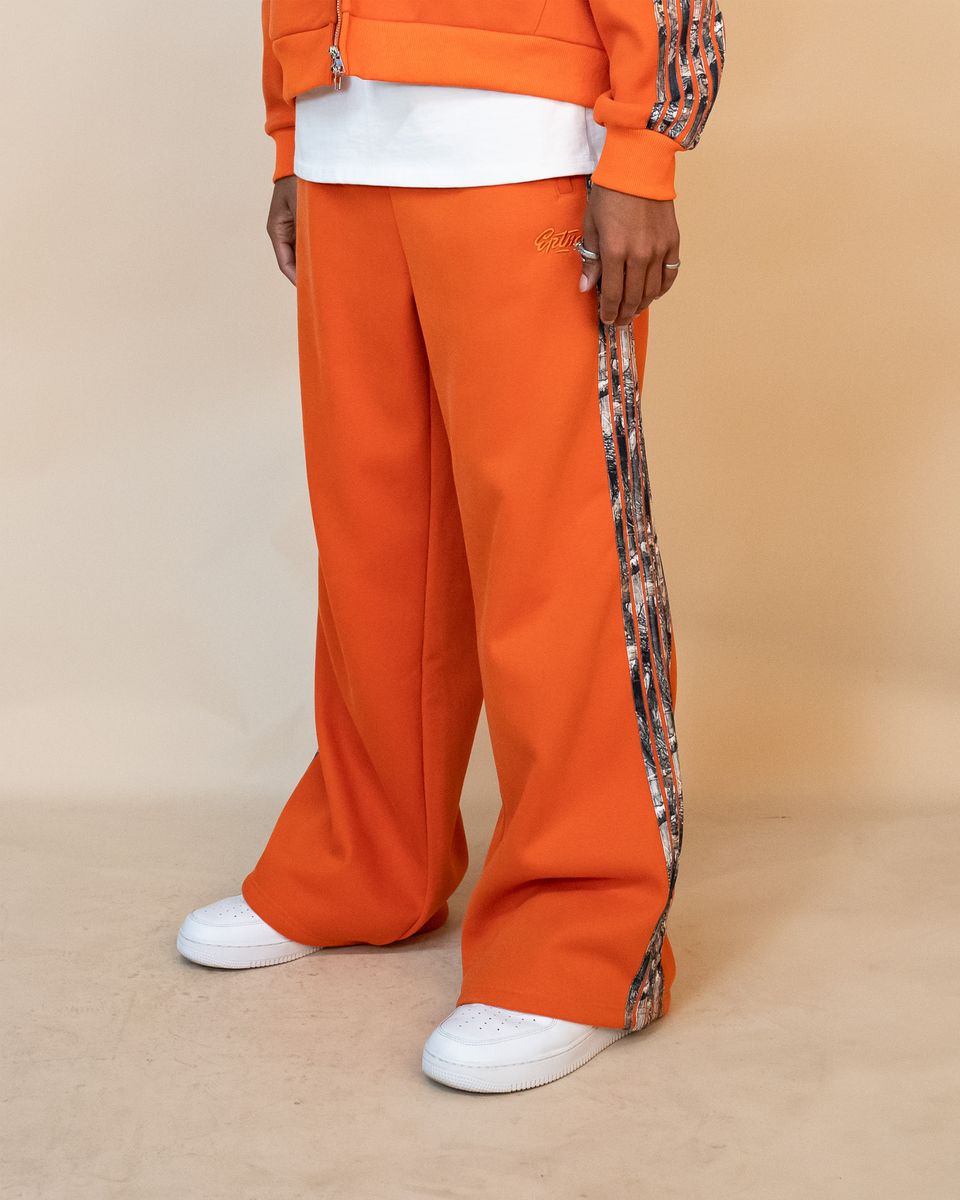 EPTM REAL CAMO STRIPED BAGGY PANTS (EP11665)-ORANGE