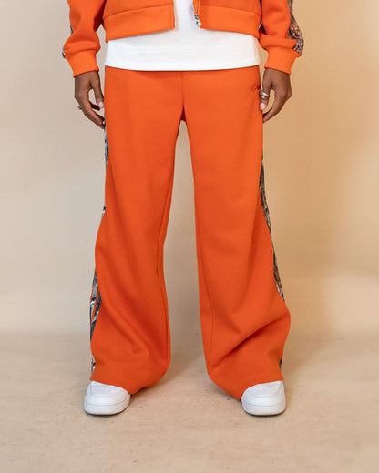 EPTM REAL CAMO STRIPED BAGGY PANTS (EP11665)-ORANGE