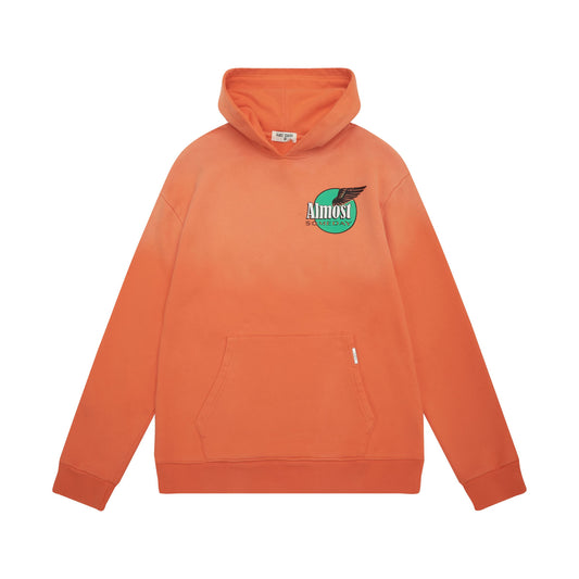 ALMOST SOMEDAY SPIRIT HOODIE - SUN FADE WASH (AS-F2-20)-ORANGE