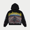 GOD SPEED 'LONG-LONELY-ROAD'-BLACK-WASH