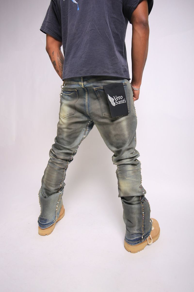REBEL 02 Skinny Boot Cut TH-016-WASHED