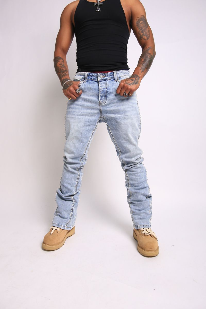 ATLANTIS Skinny Boot Cut TH-11-LIGHT BLUE