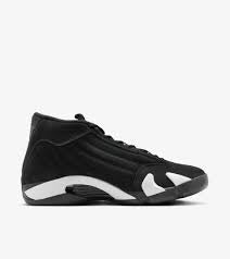 Jordan 14 Retro Black White 487471-016