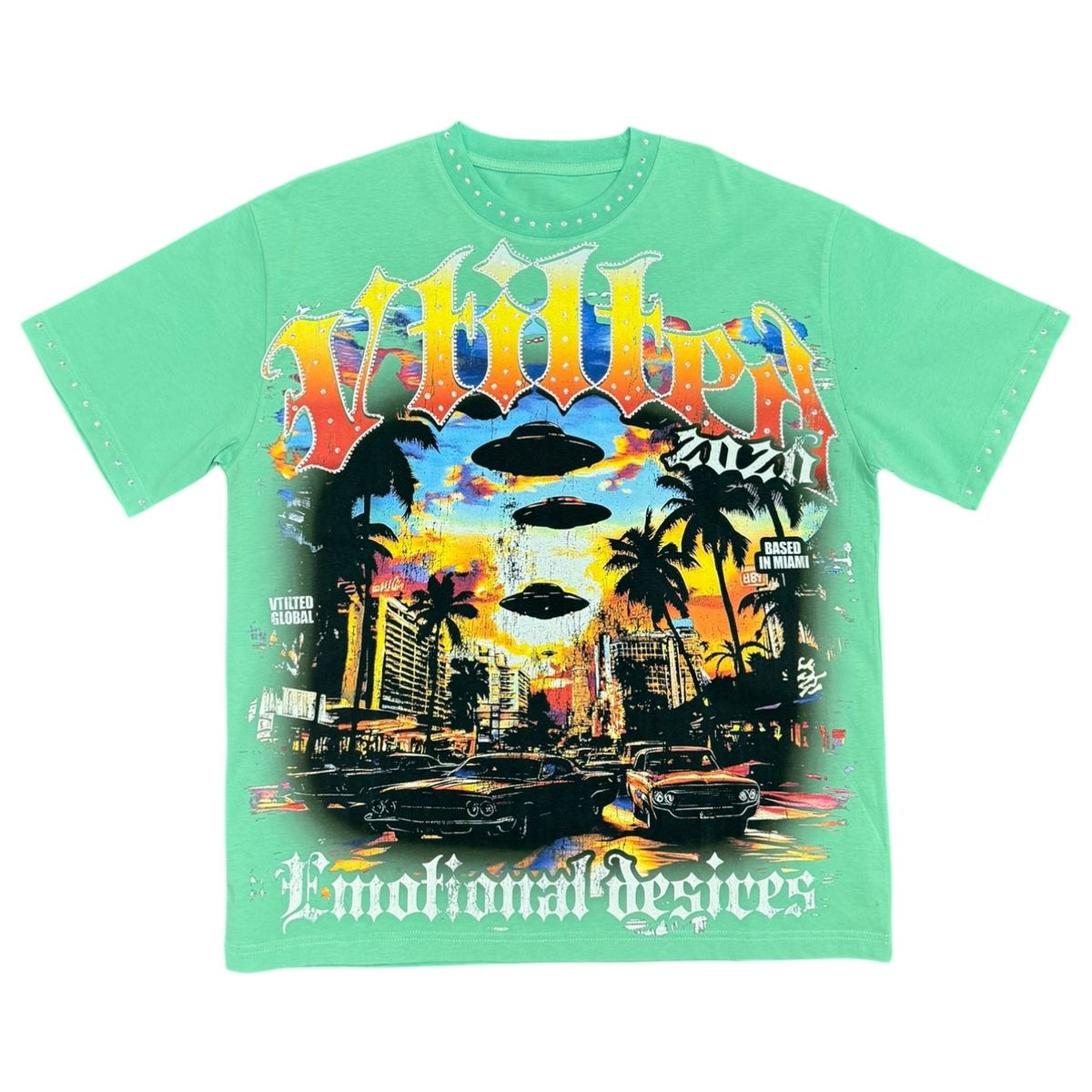 VTILTED "MIAMI " TEE VB-06