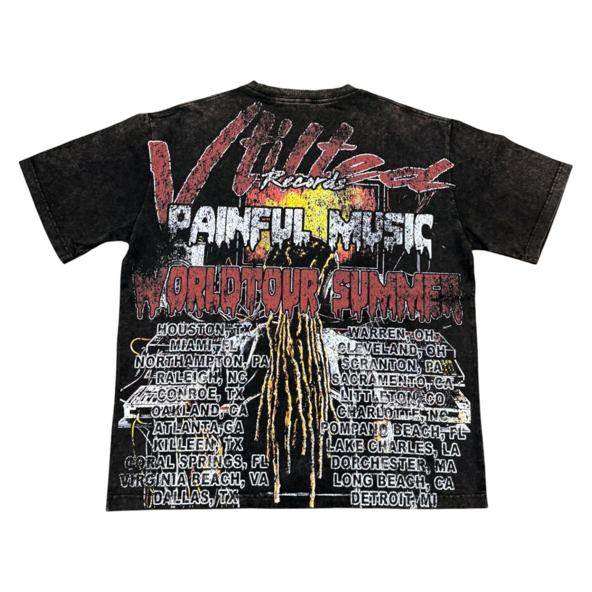 VTILTED "RECORDS" TEE VB-32