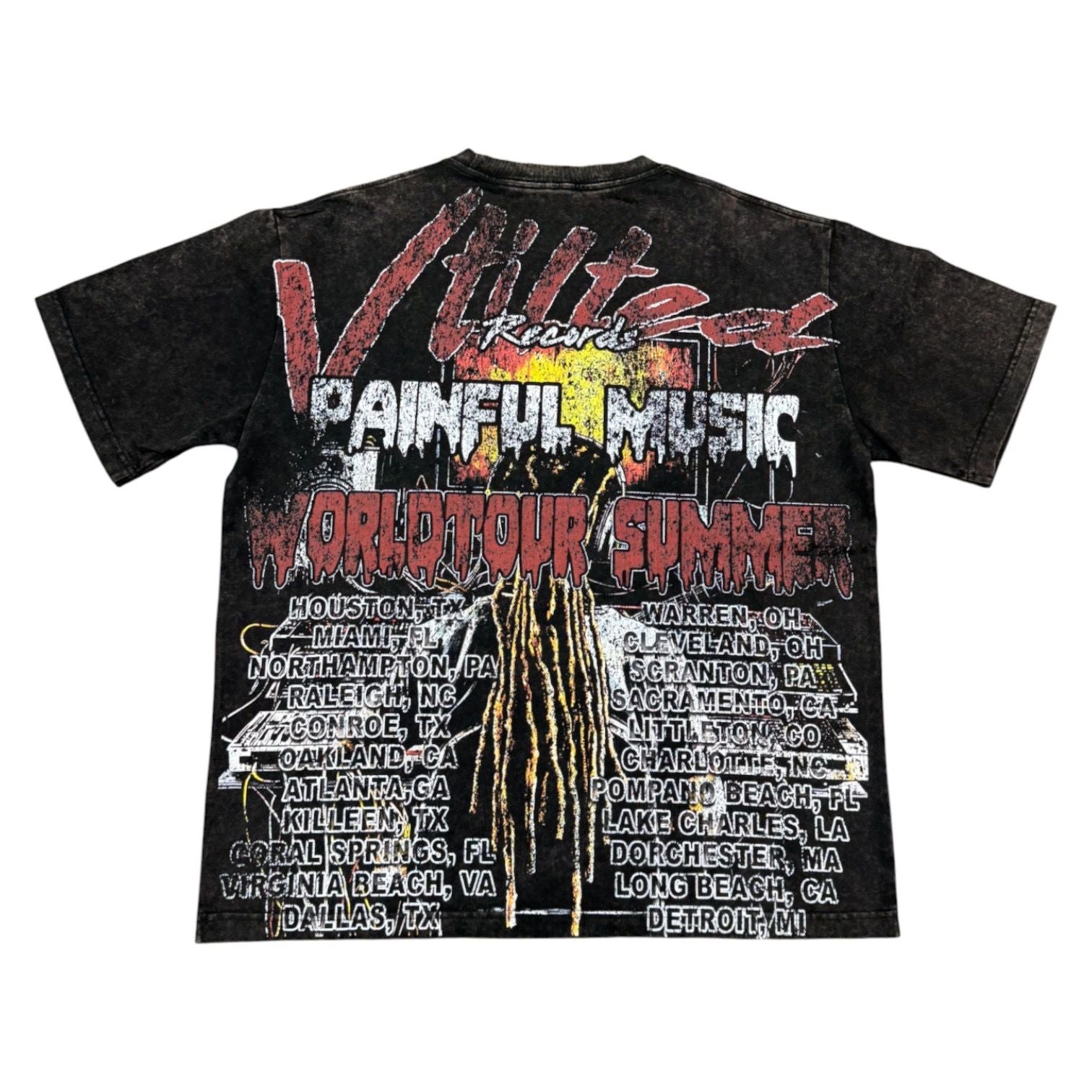 VTILTED "RECORDS" TEE VB-32