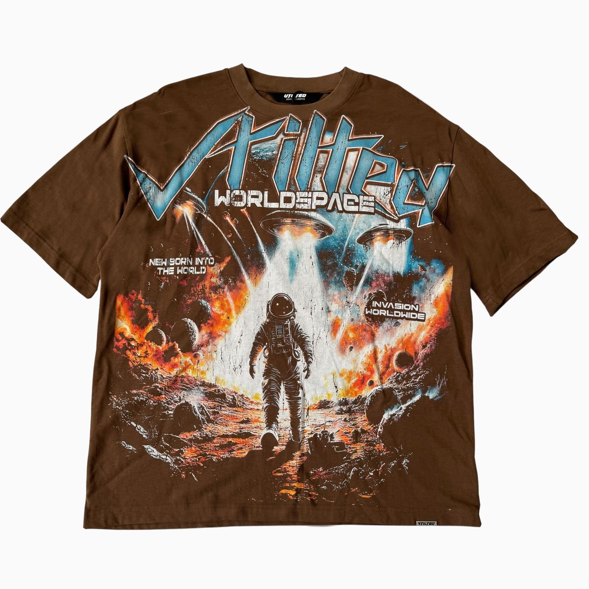 VTILTED "INVASION-WASHED " TEE VB-20