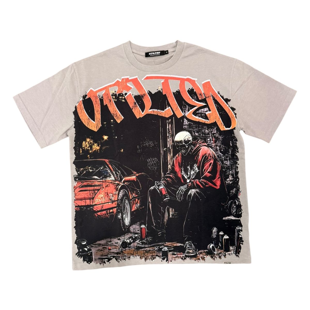 VTILTED "BACKBOARD " TEE VB-13-GRAY