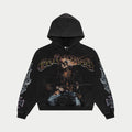 GOD SPEED ROCK-DREAMS-HOODIE-BLACK-WASH