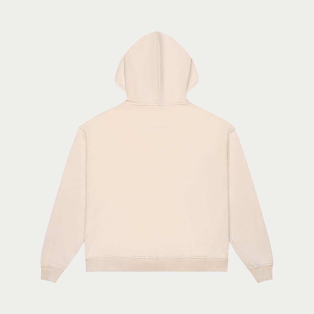 GOD SPEED MANKIND-VS-AI-ZIP-UP HOODIE-BONE