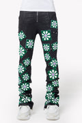 Obsidian Black Waxed Flowers Denim (Obsidian-Black-Waxed-Flowers-Denim)
