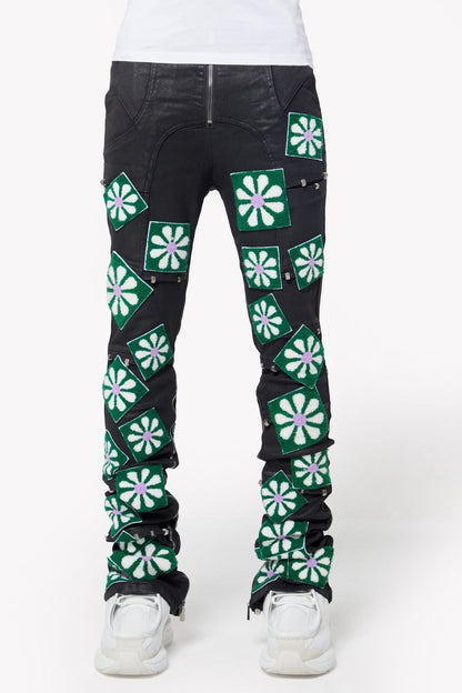 Obsidian Black Waxed Flowers Denim (Obsidian-Black-Waxed-Flowers-Denim)