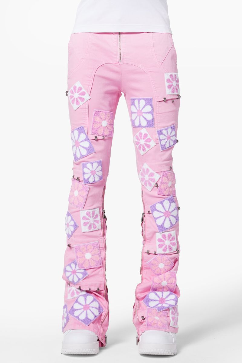 French Rose Flowers Denim (French-Rose-Flowers-Denim)
