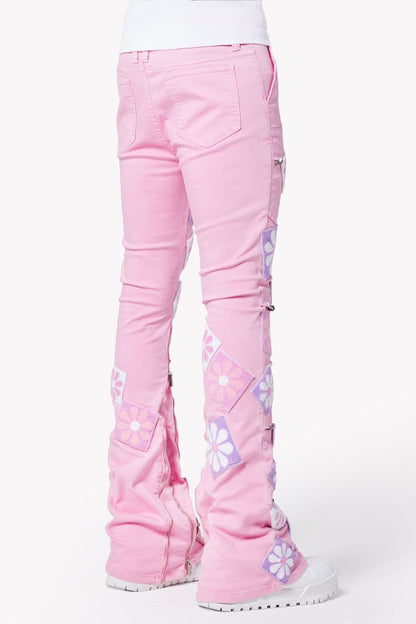 French Rose Flowers Denim (French-Rose-Flowers-Denim)