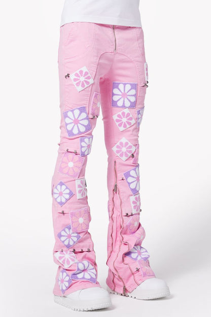 French Rose Flowers Denim (French-Rose-Flowers-Denim)