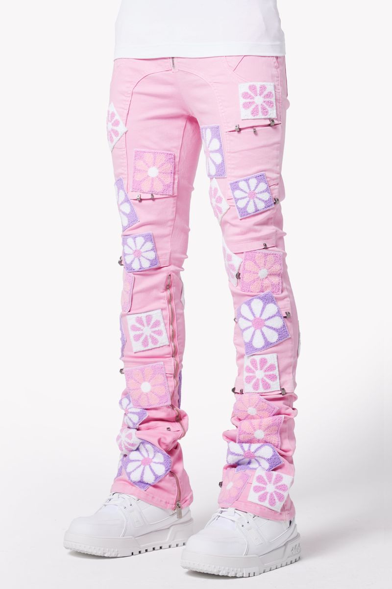 French Rose Flowers Denim (French-Rose-Flowers-Denim)
