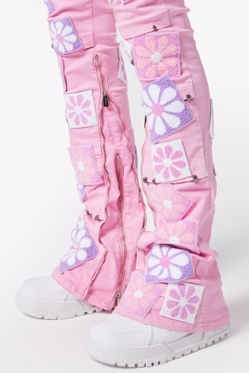 French Rose Flowers Denim (French-Rose-Flowers-Denim)