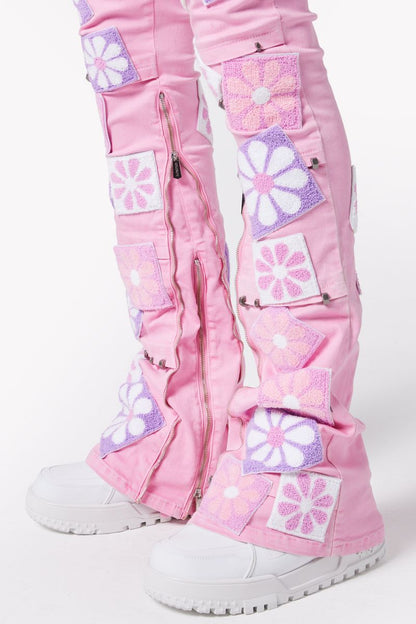 French Rose Flowers Denim (French-Rose-Flowers-Denim)