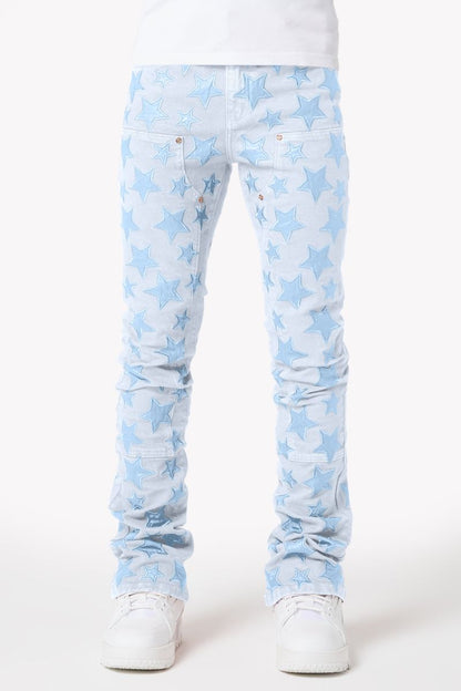 GUAPI Aqua Blue Stars Denim (Aqua-Blue-Stars-Denim)