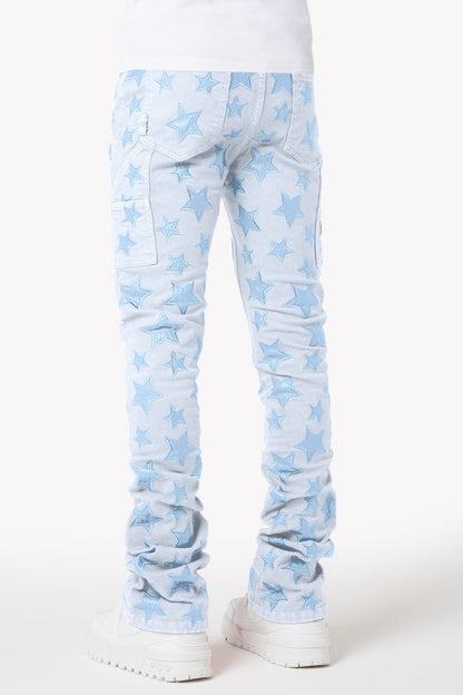 GUAPI Aqua Blue Stars Denim (Aqua-Blue-Stars-Denim)