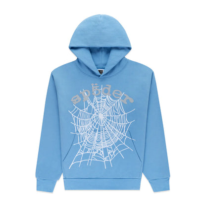 SP5DER  OG WEB V2 HOODIE  Dusty Blue