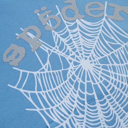 SP5DER  OG WEB V2 HOODIE  Dusty Blue