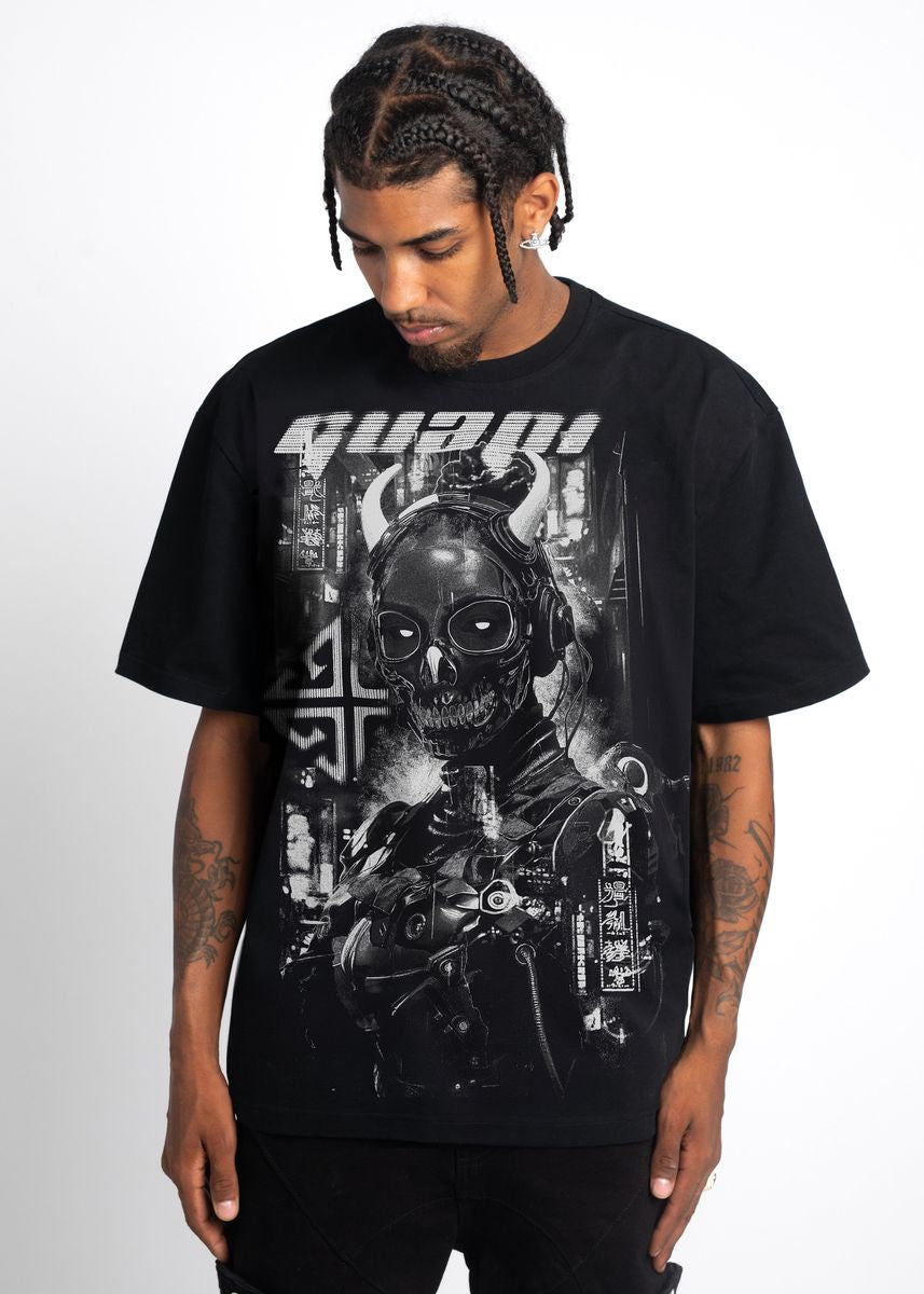 GUAPI CYBORG TEE V3 -BLACK