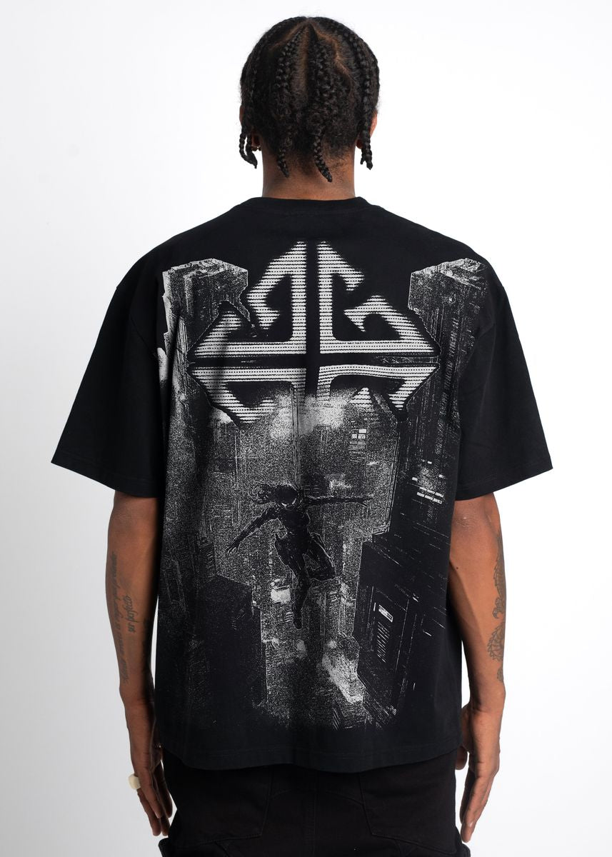 GUAPI CYBORG TEE V3 -BLACK