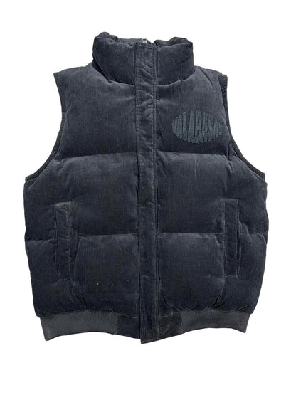 "ROOK" VEST CORDUROY -BLACK (VLBS92004)