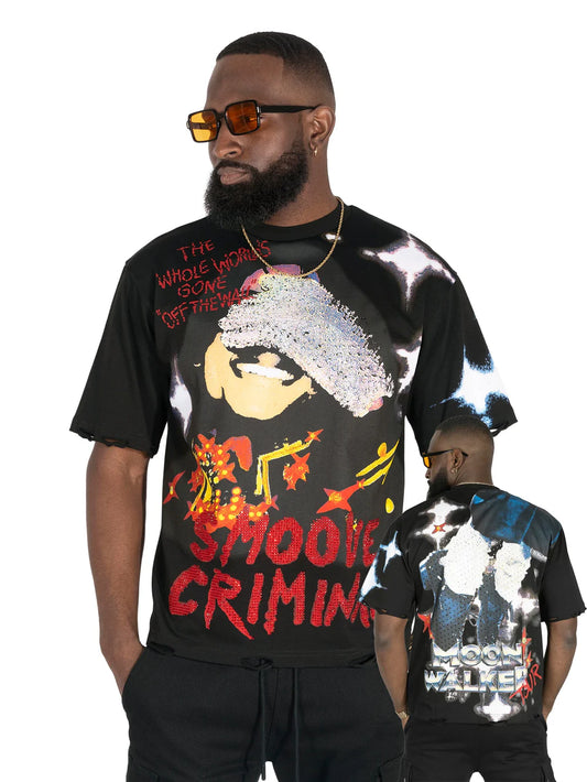 FROST SMOOVE CRIMINAL TEE F141 -BLACK