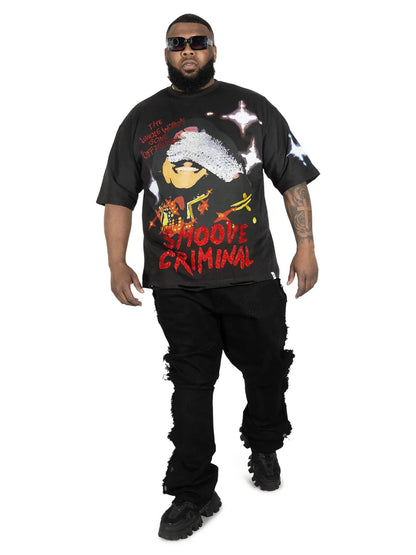FROST SMOOVE CRIMINAL TEE F141 -BLACK