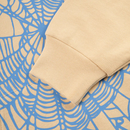 SP5DER  CREAM OG WEB V2 HOODIE