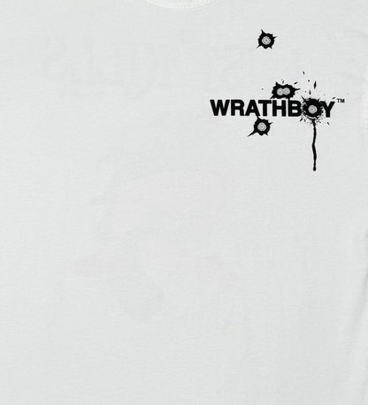 WRATHBOY LUST GUN  TEE WB04-097-WHITE