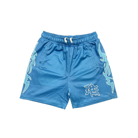 M.E   BLUE  (LIGHTNING) SHORTS
