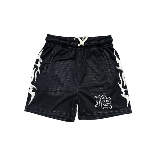 M.E   BLACK (LIGHTNING) SHORTS
