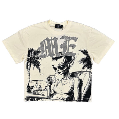 M.E.  BEACH RHINESTONE TEE