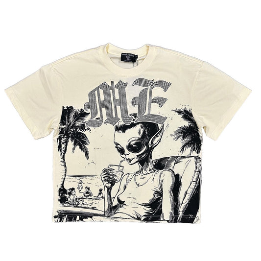 M.E.  BEACH RHINESTONE TEE
