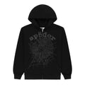 SP5DER  OG WEB V2 PHANTOM ZIP UP Hoodie ST 028SS25BLK