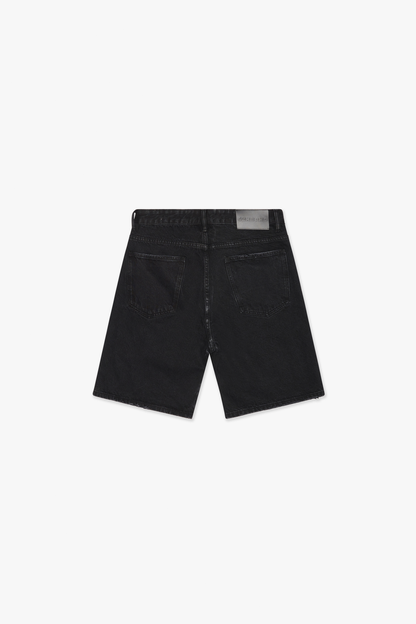 6TH NBRHD "DISTRICT" DENIM SHORTS 6TH-D5001-BLK