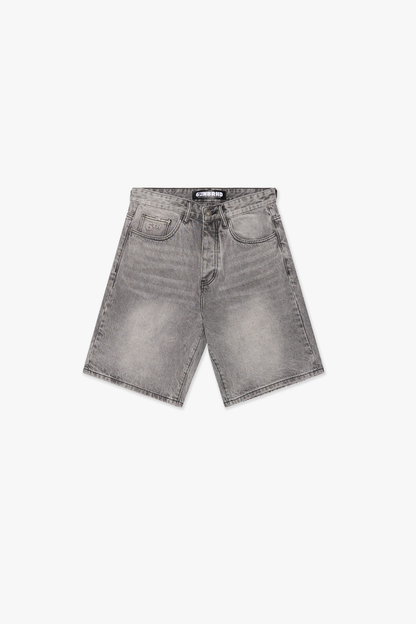 6TH NBRHD "DISTRICT" DENIM SHORTS 6TH-D5001-GREY