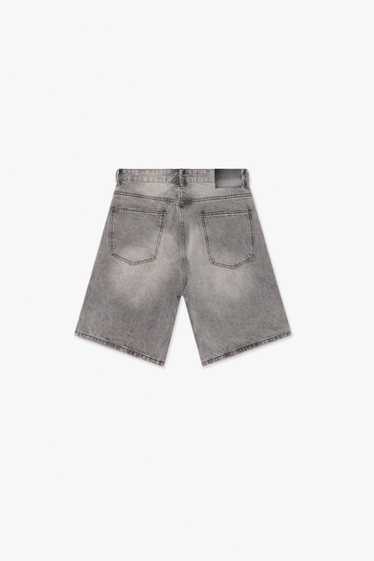 6TH NBRHD "DISTRICT" DENIM SHORTS 6TH-D5001-GREY